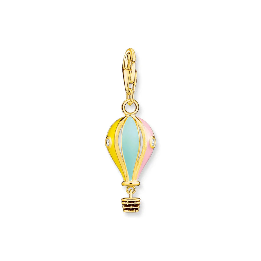 Charm Pendant "Coloured Hot Air Balloon"