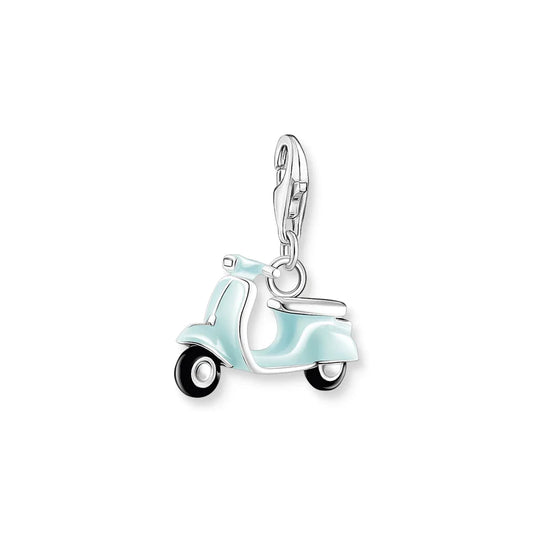 Charm Pendant "Blue Scooter"
