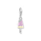 Charm Pendant Popsicle With White Stones