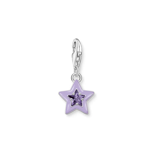 Violet Star Charm Pendant