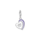 Violet Best Friends Charm Pendant