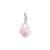 Pink Heart Padlock Charm Pendant