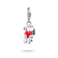 Charm Snoopy & Heart PEANUTS