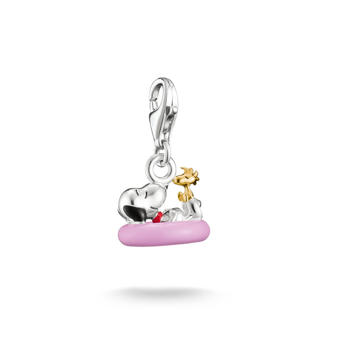 Snoopy & Woodstock with Swim Ring Charm