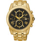 Seiko Le Grand Sport Men's Gold PVD Solar Chronograph Watch