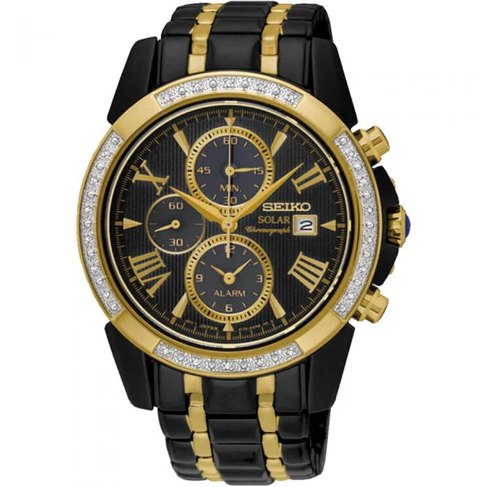 Seiko Le Grand Sport Solar Diamond Men's Watch