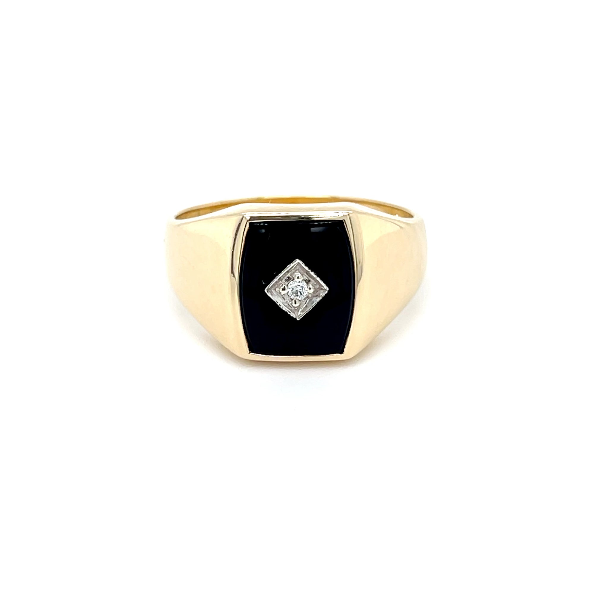 Black Onyx Men's Ring