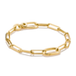 Connect Charm Bracelet Paperclip Gold