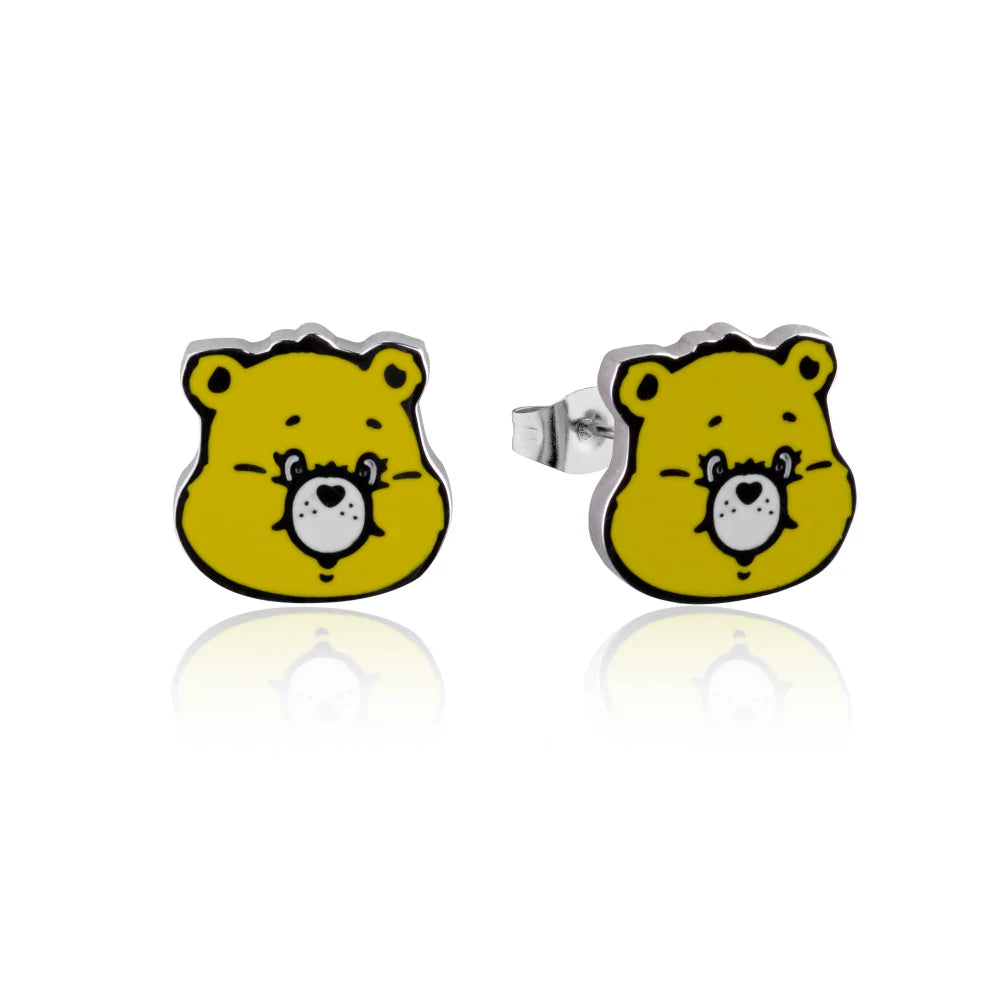 ECC Care Bears Funshine Bear Enamel Stud Earrings