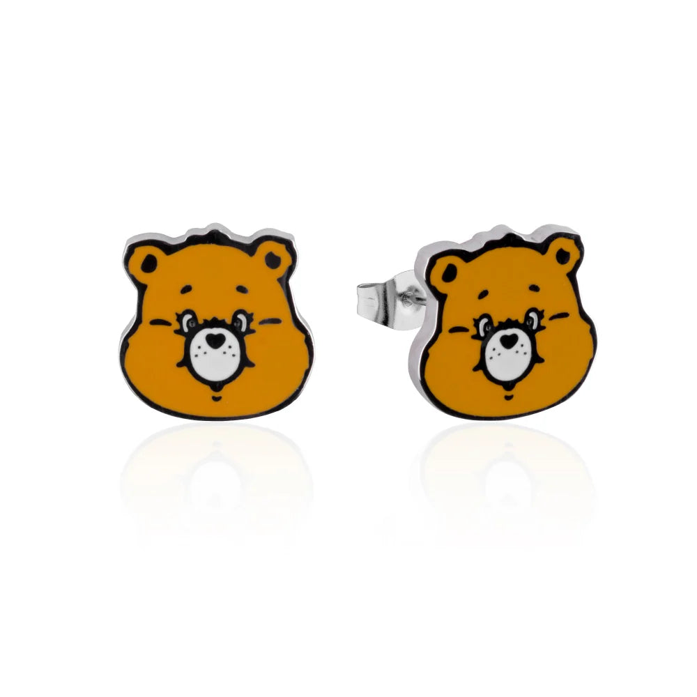 ECC Care Bears Tenderheart Bear Enamel Stud Earrings