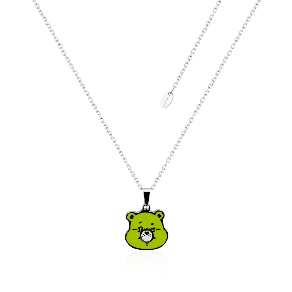 ECC Care Bears Good Luck Bear Enamel Necklace