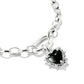 Black Vintage Heart Pendant