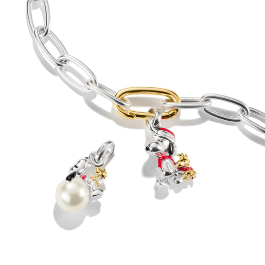 Charm Snoopy & Woodstock Christmas PEANUTS