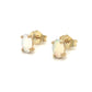 Natural Crystal Opal Stud Earrings