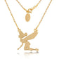 Tinker Bell Silhouette Necklace - Gold