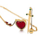Disney Snow White Heart Necklace