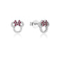 Precious Metal Red Minnie Mouse Stud Earrings