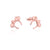 Disney Precious Metal Minnie Mouse Headband Stud Earrings