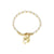 Disney Precious Metal Minnie Mouse Pearl Bracelet