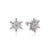 Anna crystal Snowflake Stud Earrings