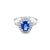 Blue Sapphire & Diamond Dress Ring
