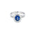Ceylon Sapphire & Diamond Ring