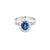 Ceylon Sapphire & Diamond Dress Ring