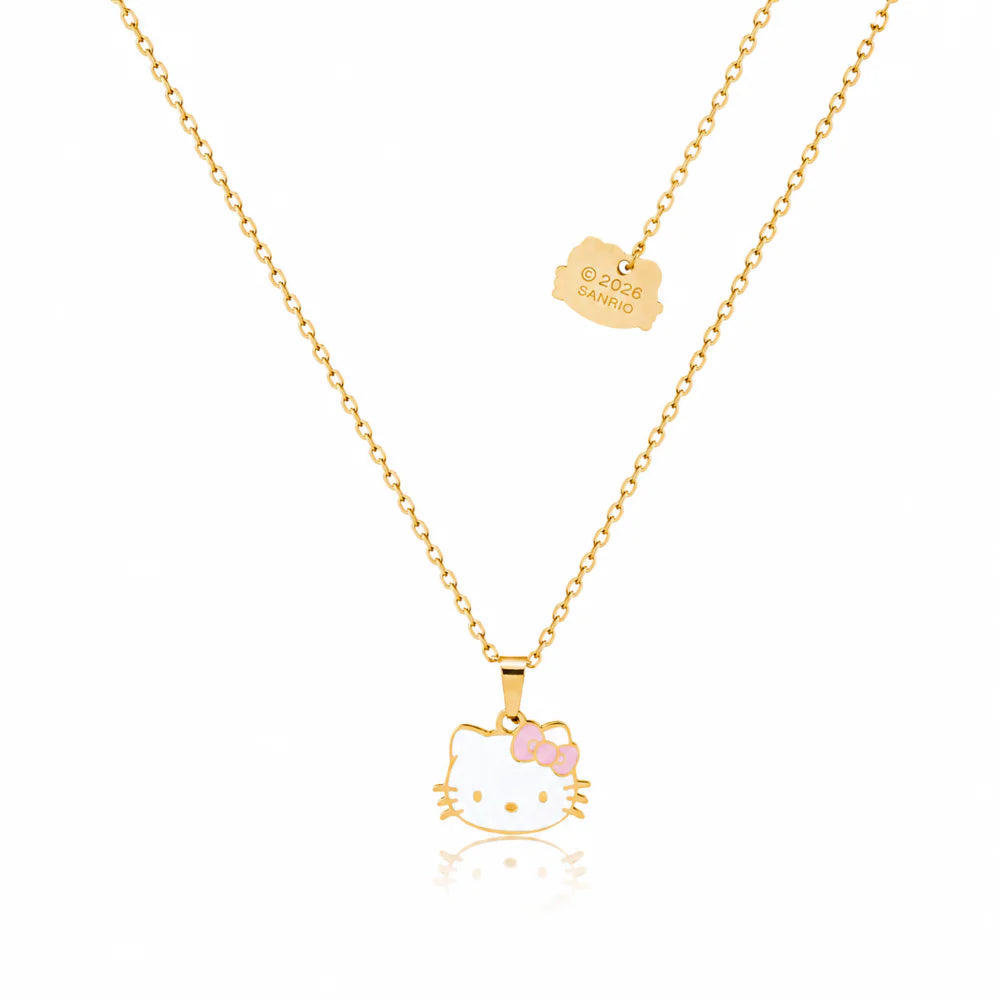 ECC Sanrio Hello Kitty Pink Bow Necklace