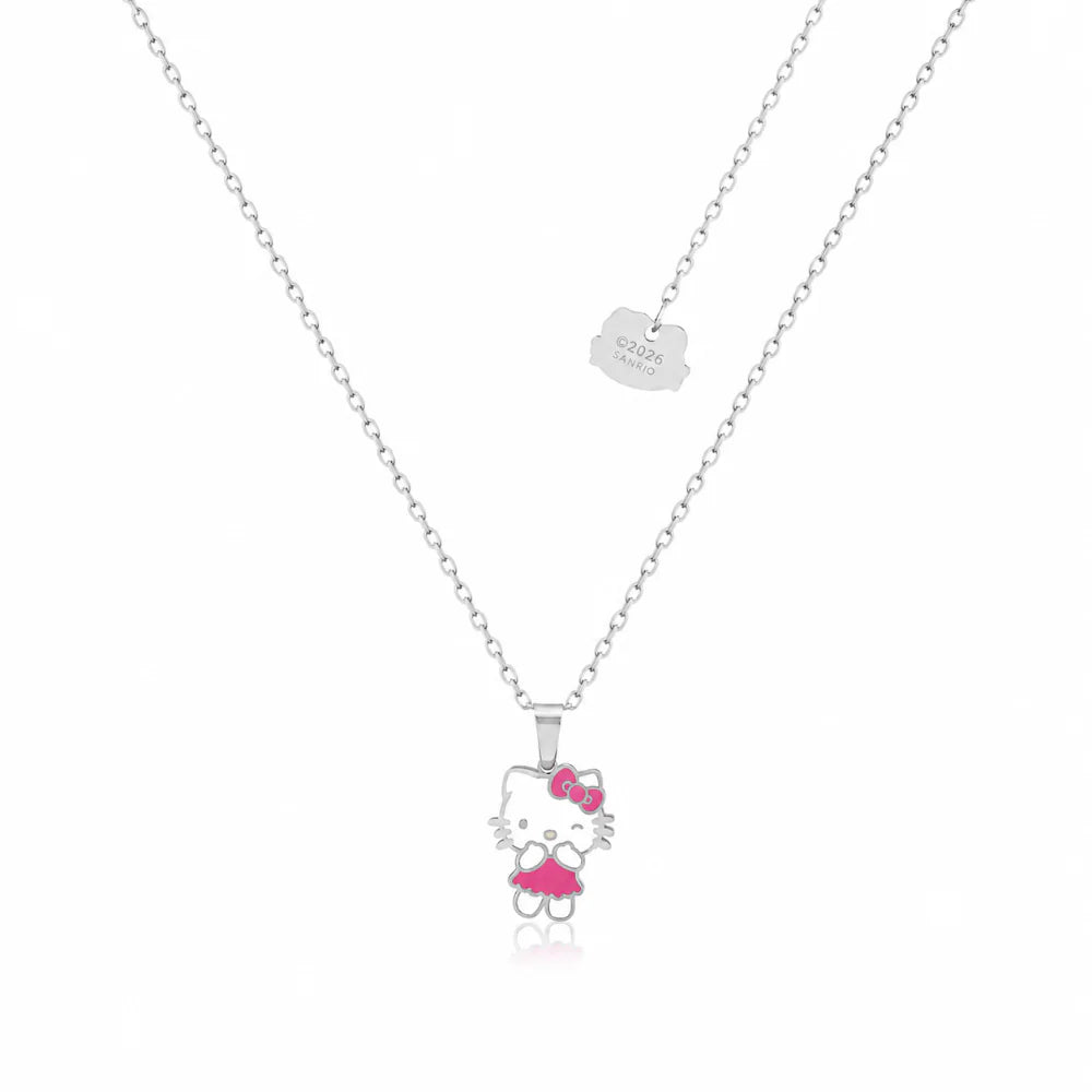 ECC Sanrio Hello Kitty Pink Dress Necklace