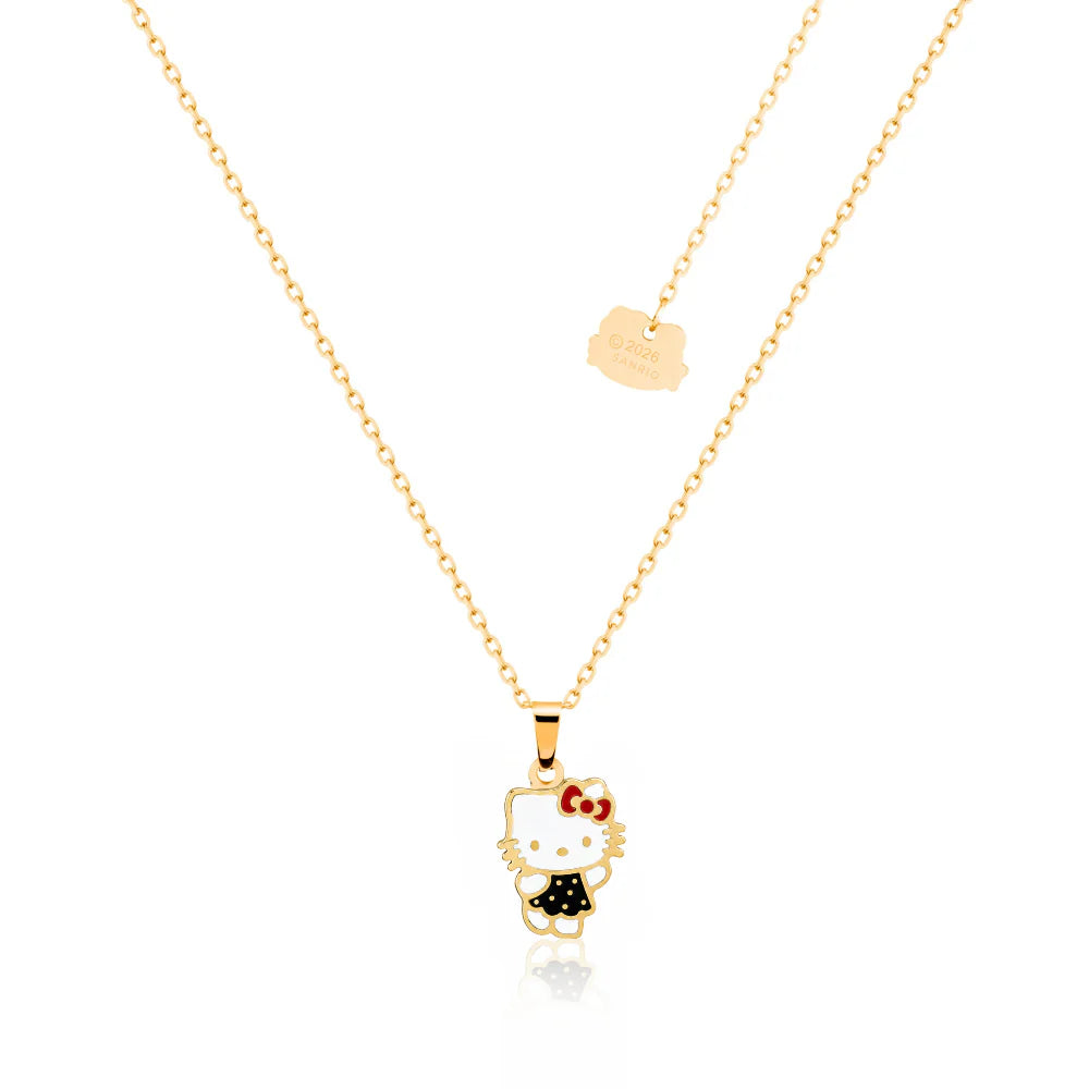 ECC Sanrio Hello Kitty Polka Dot Dress Necklace