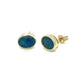 Natural Opal Stud Earrings