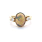 Natural Crystal Opal & Diamond Dress Ring
