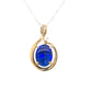 Natural Opal & Diamond Pendant