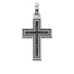 Pendant "Black Cross Pavé"