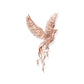 Pendant Phoenix With Pink Stones