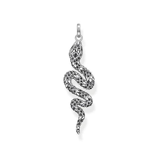 Pendant Blackened Snake