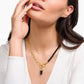 Cosmic Pendant With Hexagon Shaped Onyx