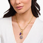 Cosmic Pendant With Imitation Amethyst