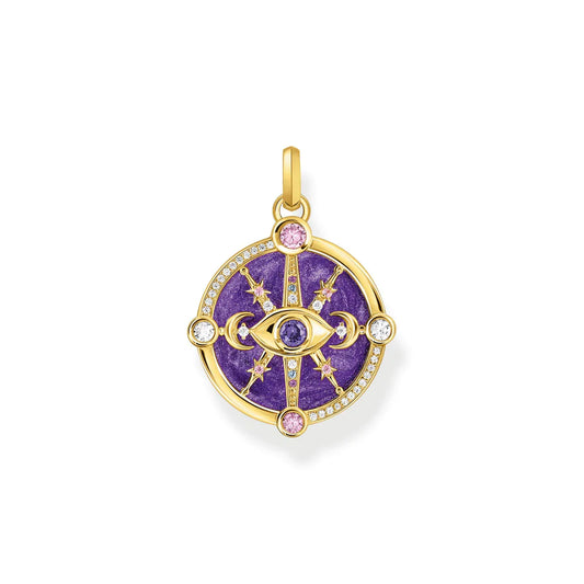 Cosmic Pendant With Colourful Stones