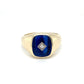 Blue Spinel Men's Ring
