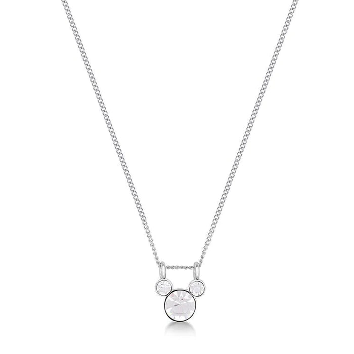 Mickey sales birthstone necklace