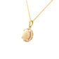 Natural Opal & Diamond Pendant
