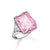 Heritage Pink Stone Silver Ring