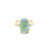 Natural Opal & Diamond Ring