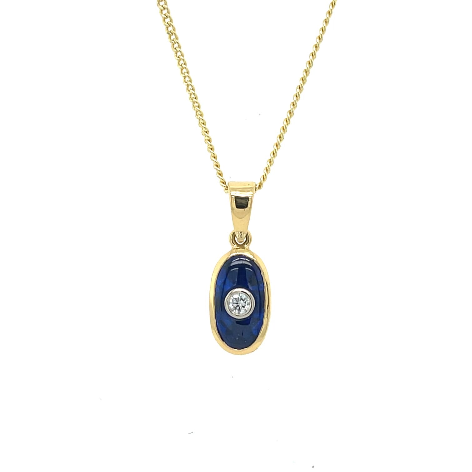 Blue Spinel Pendant