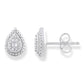 Pear-Shaped Diamond Studs