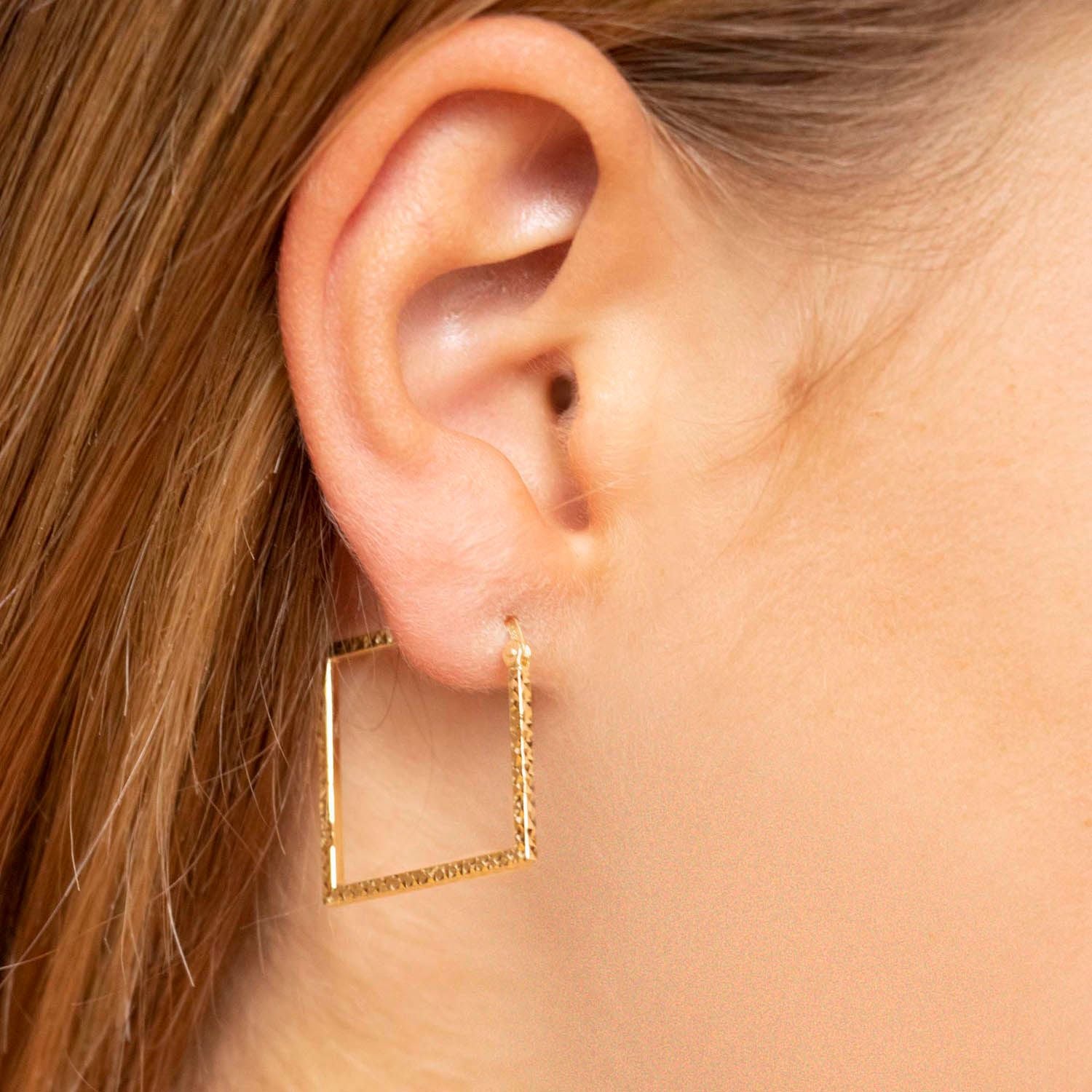 Buy Jewels Galaxy Black Copper Plated Handcrafted Diamond Shaped Hoop  Earrings  Earrings for Women 8652479  Myntra