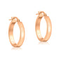 Rose Gold Hoop Earrings