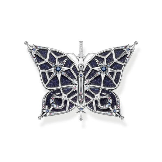 Butterfly Star & Moon Pendant
