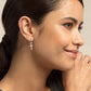 Cross Hoop Earrings